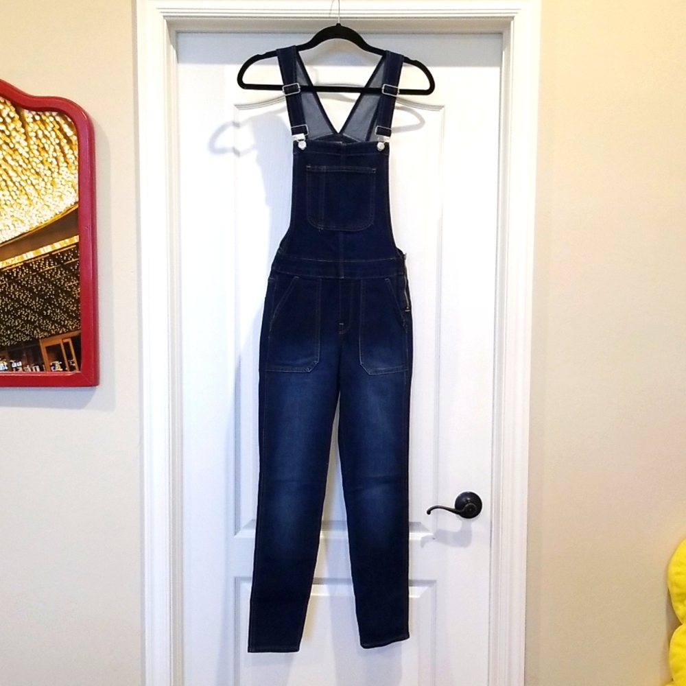 J. Crew Ankle Denim Overalls - XXS